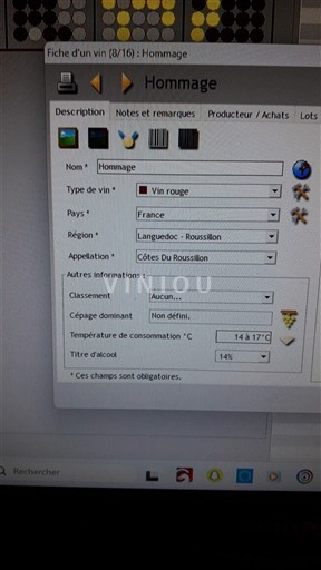 Roussillon Côtes-du-Roussillon Hommage 2011