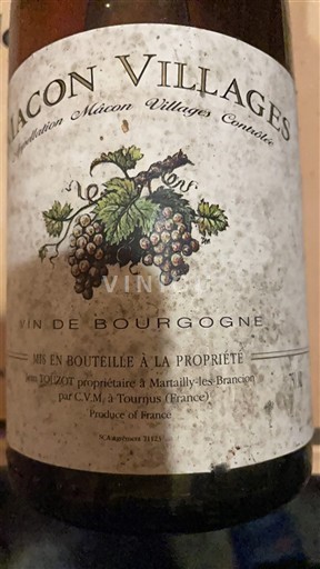 Burgundi Mâcon ja Mâcon-kylät Domaine Jean Tolot 1997