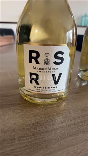 Champagne Sâm-panh Grand Cru Maison Mumm RSRV Blanc de Blancs 2015