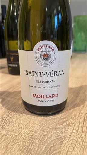 Burgundsko Saint-Véran Moillard Les Marnes 2020