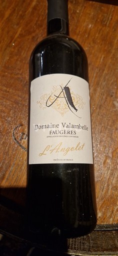 Linguadoca Faugères Domaine Valambelle L'Angolet 2014