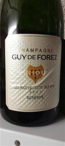 Champagne Unspecified Guy de Forez Réserve Non-Vintage