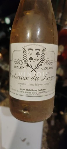 Loire-dalen Coteaux-du-layon Domaine Cesbron 2007