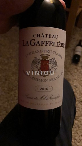 Burdeos Saint-Émilion Gran Cru Premier Grand Cru Classé Château La Gaffelière 2010