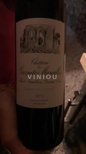 Bordeaux Saint-Émilion Grand Cru Grand Cru Château Les Grandes Murailles 2012
