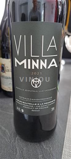 Provence Coteaux d'Aix-en-Provence Villa Minna 2021