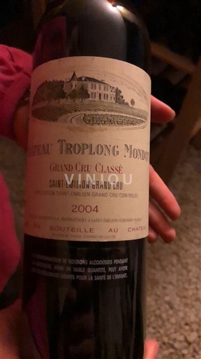 Bordeaux Saint-Émilion Grand Cru Grand Cru Classé Château Troplong Mondot 2004