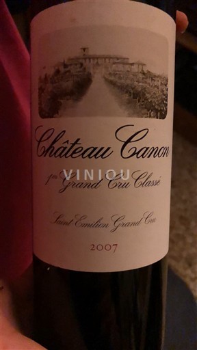 Bordeaux Saint-Émilion Grand Cru Grand Cru Château Canon 2007