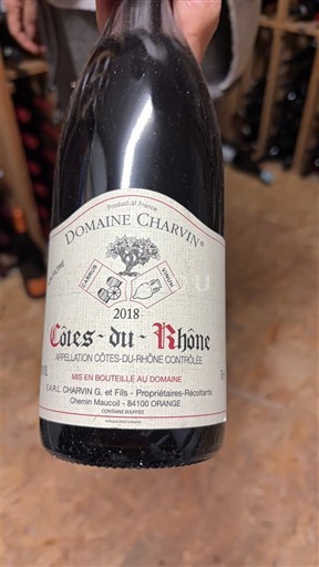 Thung lũng Rhône Côtes-du-rhône Domaine Charvin 2018