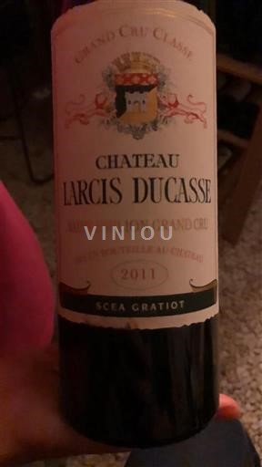 Bordeaux Saint-Émilion Grand Cru Grand Cru Classé Château Larcis Ducasse 2011
