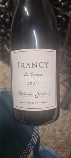 Burgundija Irancy Stéphanie Colinot La Comme 2020