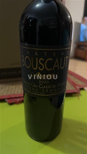 Bordeaux Pessac-Léognan Grand Cru Classé de Graves Château Bouscaut 2020