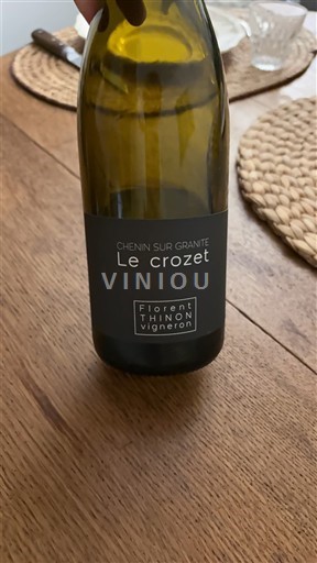 Loire Valley Anjou Florent Thinon Le Crozet Non-Vintage