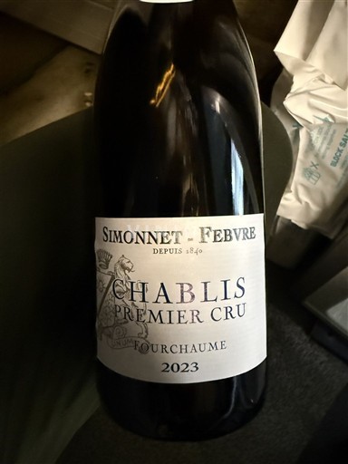 Burgundy Chablis Premier Cru Simonnet-Febvre Fourchaume 2023