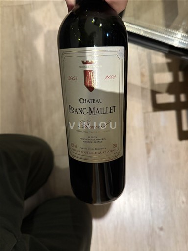 Bordeaux Pomerol Château Franc-Maillet 2005