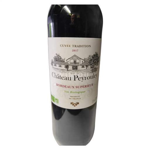 Bordeaux Bordeaux Supérieur Château Peyrouley Tradition 2017