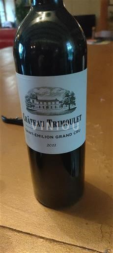 Bordeaux Saint-Émilion Grand Cru Grand Cru Château Trimoulet 2011