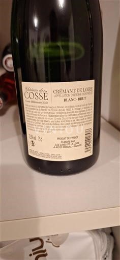 Thung lũng sông Loire Crémant-de-loire Château Cosse 2021