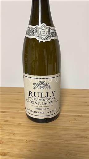 Borgoña Rully Premier Cru Domaine La Folie Clos St. Jacques Vieilles Vignes 2017