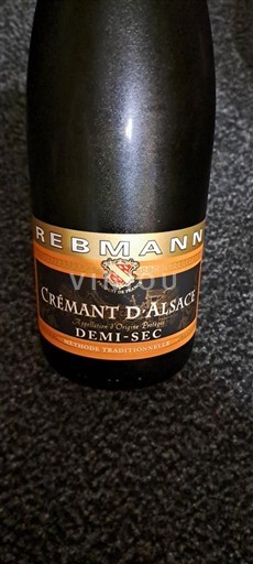 Alsace Crémant d'Alsace Rebmann Không niên vụ
