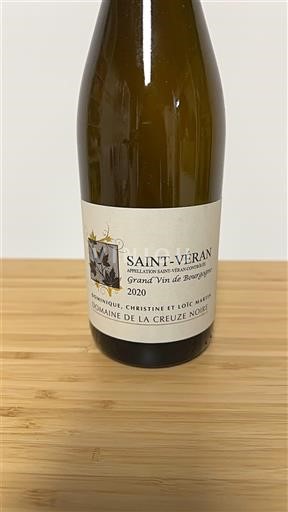 Borgoña Saint-Véran Domaine La Creuze Noire 2020