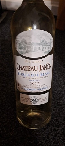 Burdeos Bordeaux blanco Château Janon 2022