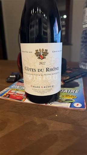 Vale do Ródano Côtes-do-Ródano Grafe Lecocq 2022