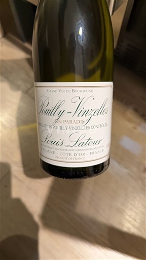 Borgogna Pouilly-vinzelles Louis Latour En Paradis Senza annata