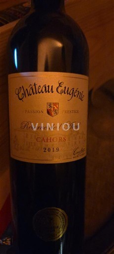 Sud-Ouest Cahors Château Eugénie Réserve de l'Alouet 2019