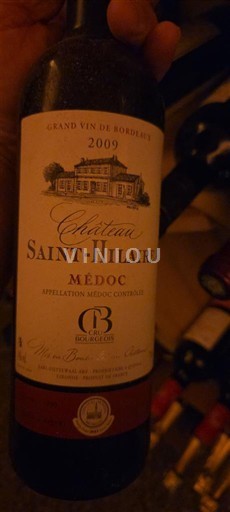 Bordeaux Médoc Château Saint-Hilaire 2009