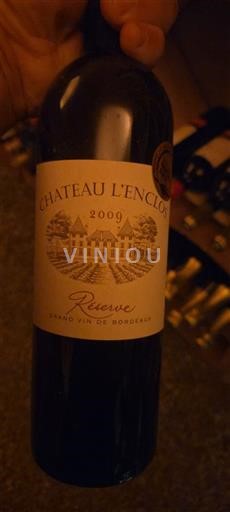 Bordeaux Pomerol Château L'Enclos Réserve 2009