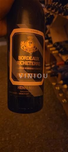 Bordeaux Richeterre Richeterre Ikke årgangsbestemt