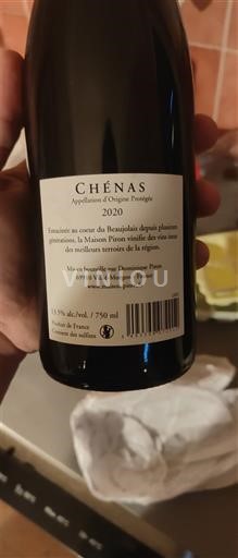 Beaujolais Chénas Maison Piron 2020