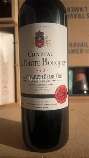 Bordeaux Saint-Émilion Grand Cru Grand Cru Château La Pointe Bouquey 2018