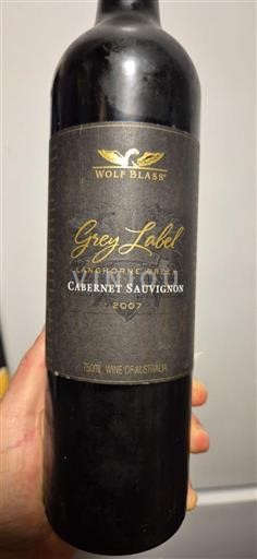 Jižní Austrálie Langhorne Creek Wolf Blass Grey Label 2007
