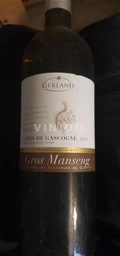 Zuidwest-Frankrijk Côtes de Gascogne Gerland Gros Manseng 2017