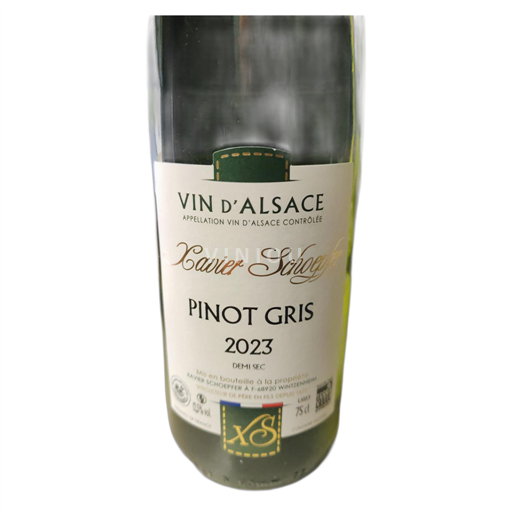 Alsacia No especificado Xavier Schoepfer Pinot Gris 2023