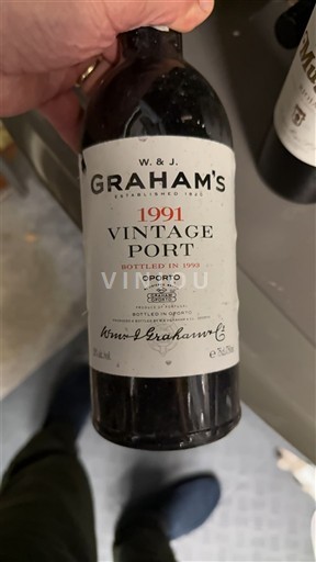 Portugal Portvin Graham's Vintage Port 1991