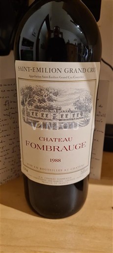 Bordeaux Saint-Émilion Grand Cru Château Fombrauge 1988