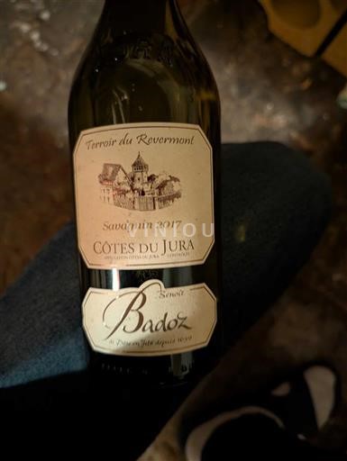 Jura Côtes-du-jura Badoz Terroir du Revermont Savagnin 2017