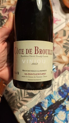 Beaujolais Côte-de-brouilly SAS Jean-Claude Lapalu 2022