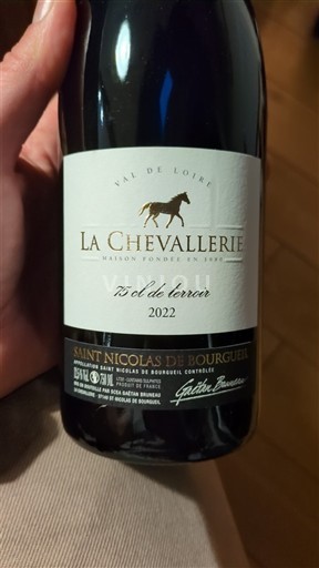 Loiren laakso Saint-Nicolas-De-Bourgueil La Chevallerie 75 cl de terroir 2022