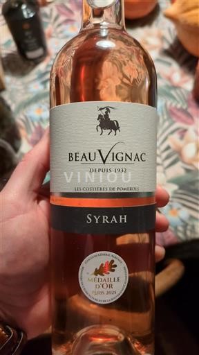 Languedoc-Roussillon Côtes de Thau Beauvignac Syrah 2024