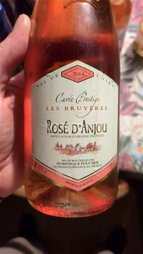 Loiren laakso Rosé d’Anjou Dominique Fouchier Prestige Les Bruyères 2014
