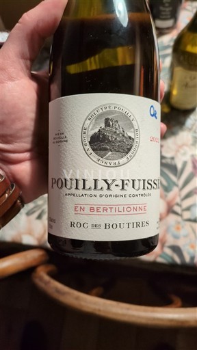 Bourgogne Pouilly-fuissé Roc des Boutires En Bertilionne 2022