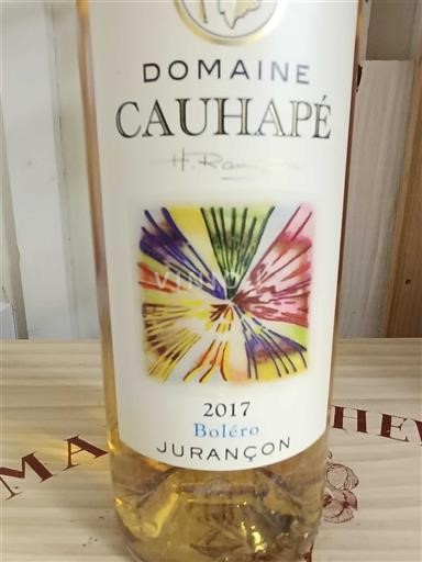 Sud-Ouest Jurançon Domaine Cauhapé Boléro 2017
