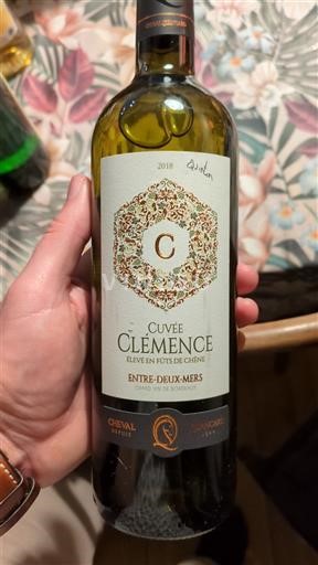 Bordeaux Entre-Deux-Mers Château Cheval Quancard Clémence 2018