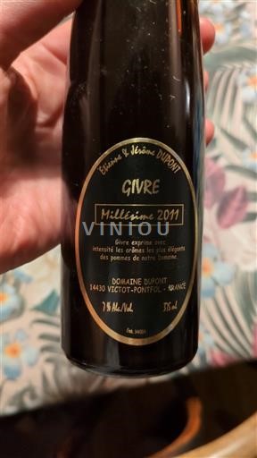 Normandië Domaine Dupont Givre 2011