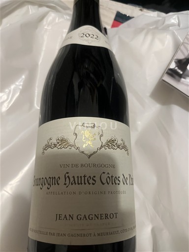 Borgogna Coteaux borgognoni Jean Gagnerot 2022