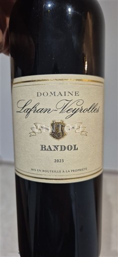 Provence Bandol Domaine Lafran-Veyrolles 2023